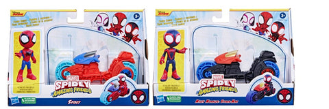 Hasbro Spidey Amazing Friends Motorcycle Ast