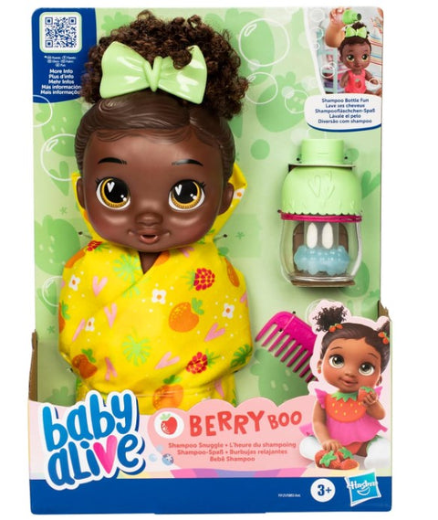 Hasbro Baby Alive Pretend Shampoo Snuggle Blkh Berry