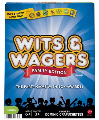 Mattel Wits And Wagers Family Edition Game