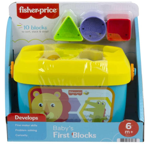 Fisher-Price Baby's First Blocks W/ Storage Bucket