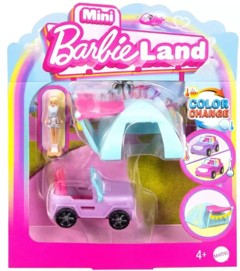 Mattel Barbie Mini BarbieLand Doll & Vehicle Set with 1.5" Doll