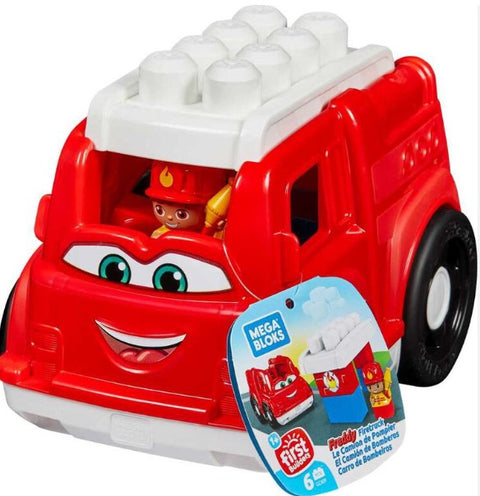 Mattel Mega Blocks Lil Vehicles - Freddy Fire Truck (Open Stock) [Cp2]