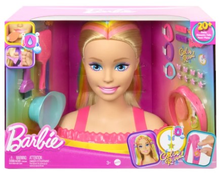 Mattel Neon Rainbow Deluxe Styling Head